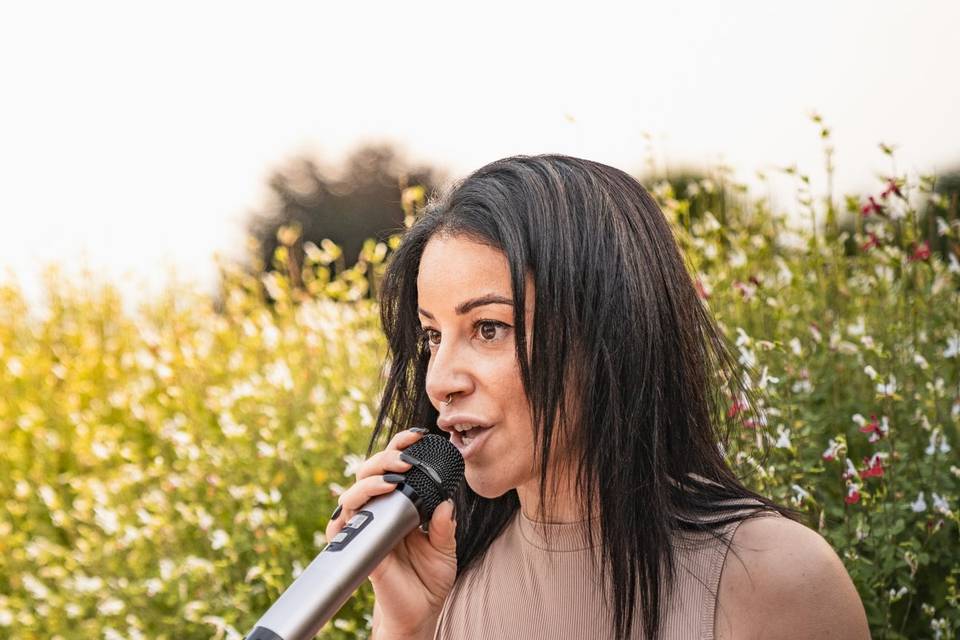 Live singer and dj set
