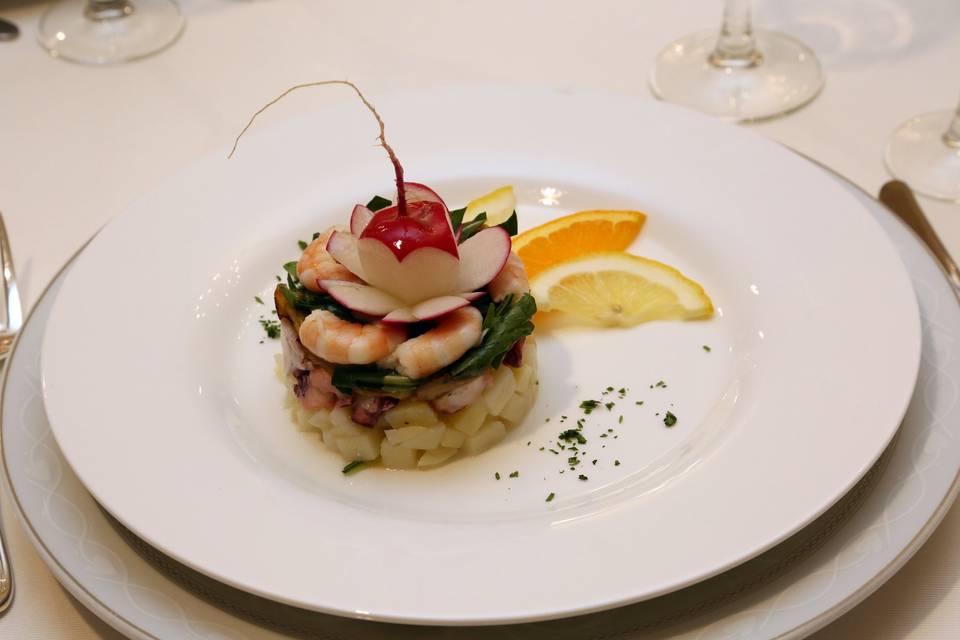 Cupoletta antipasto di mare