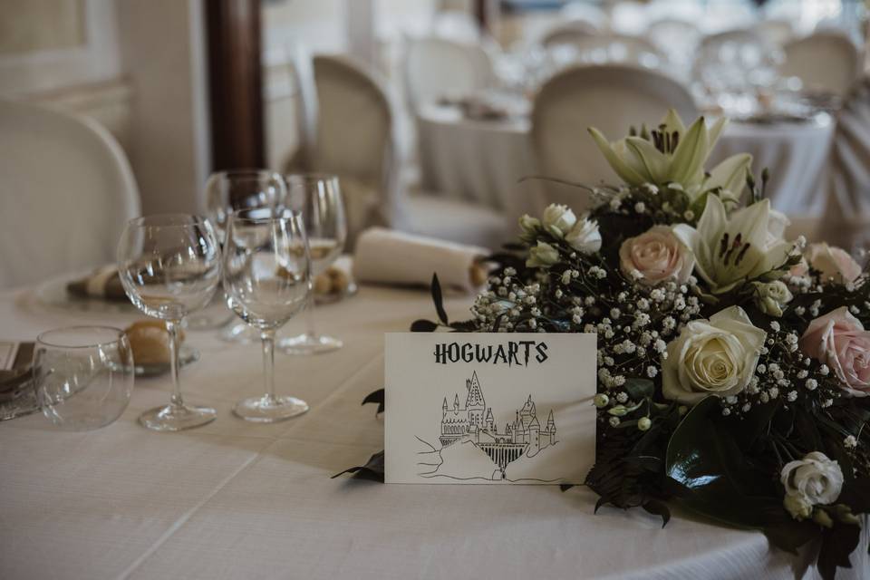 Matrimonio tema Harry Potter