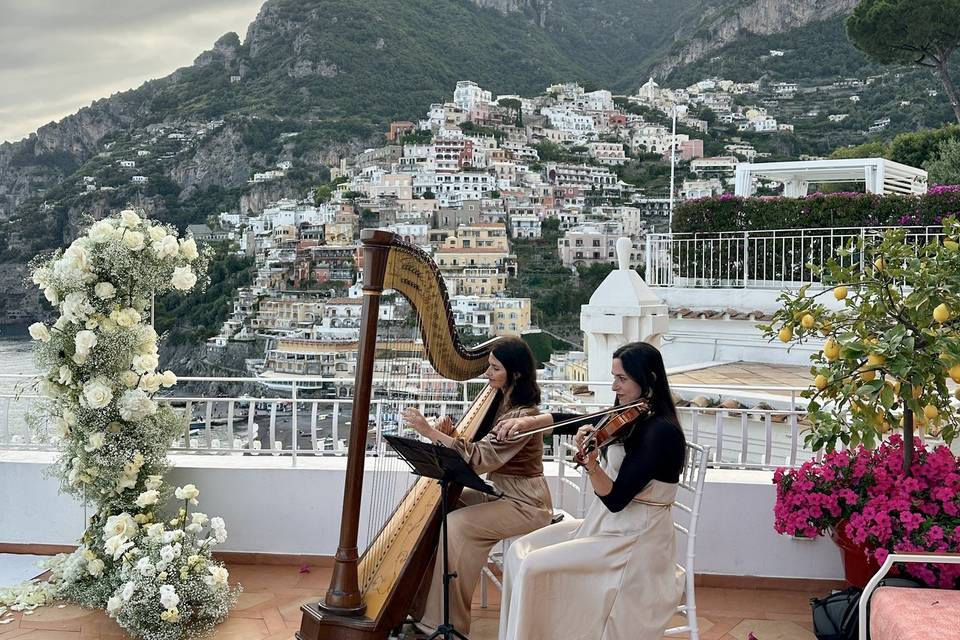 Duo arpa e violino