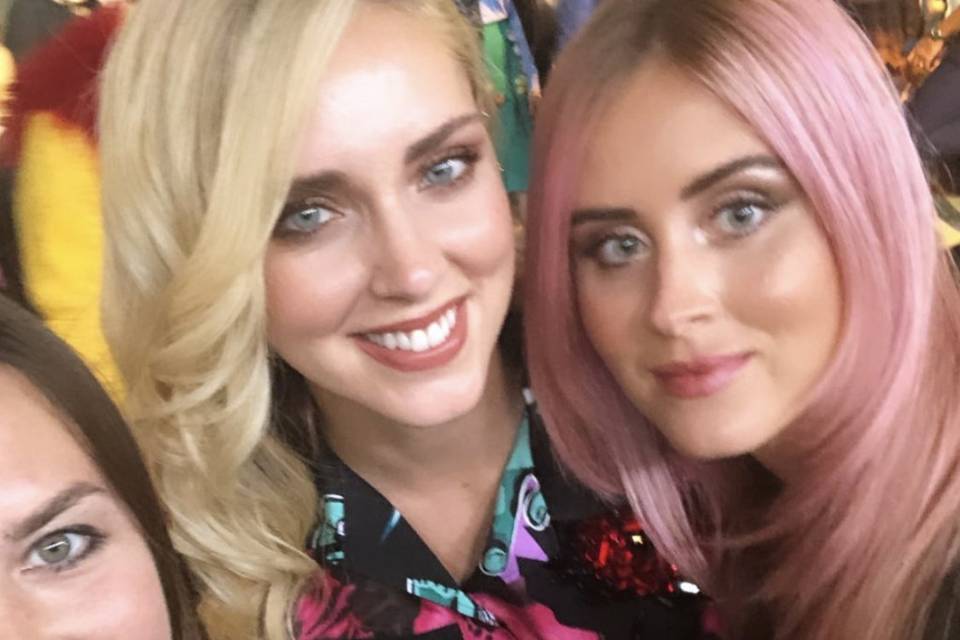 Con Chiara e Vale Ferragni