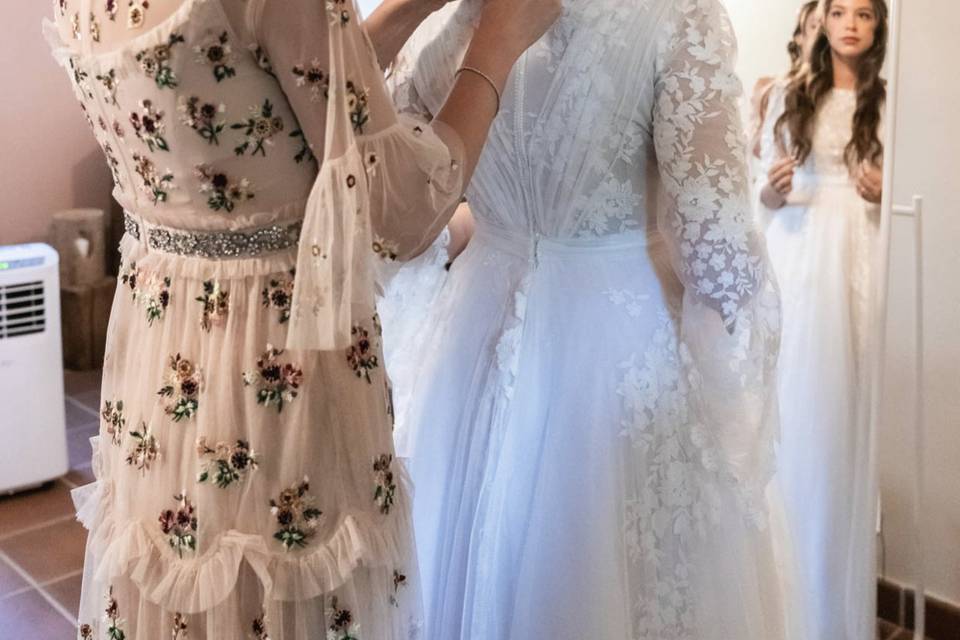 Preparazioni della sposa