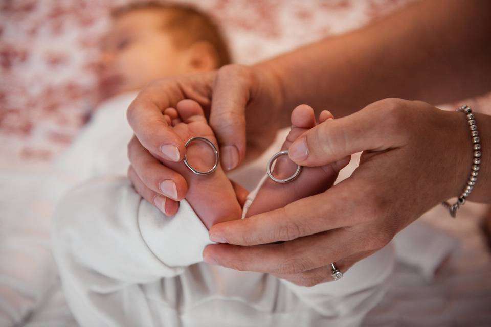 Le fedi di mamma e papà