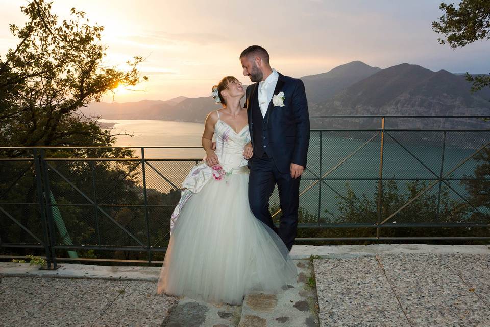 Tramonto sul lago d'Iseo