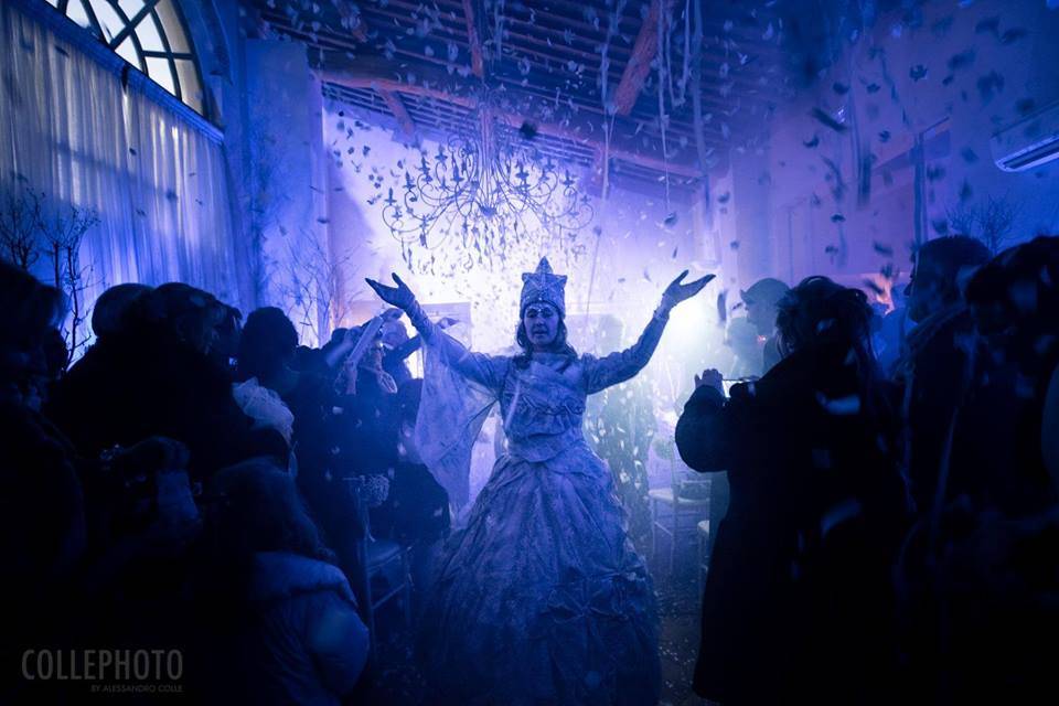 Ice wedding, corteo nuziale