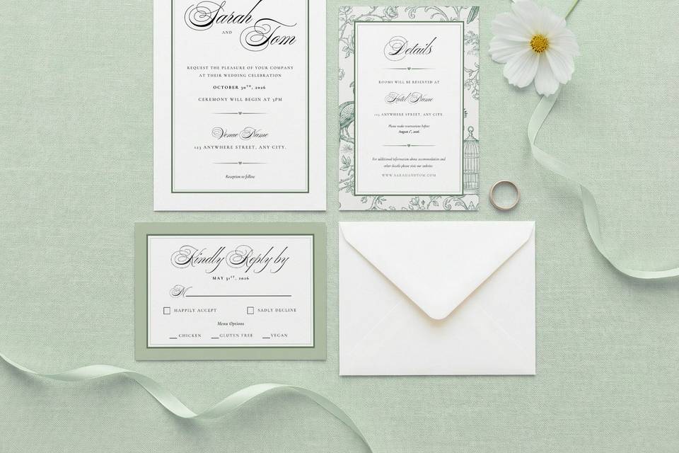 Green Toile Suite