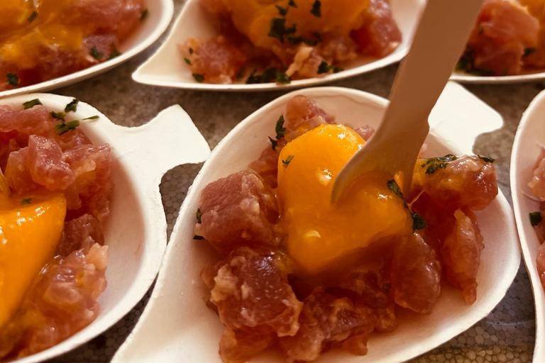 Tartare tonno con mango