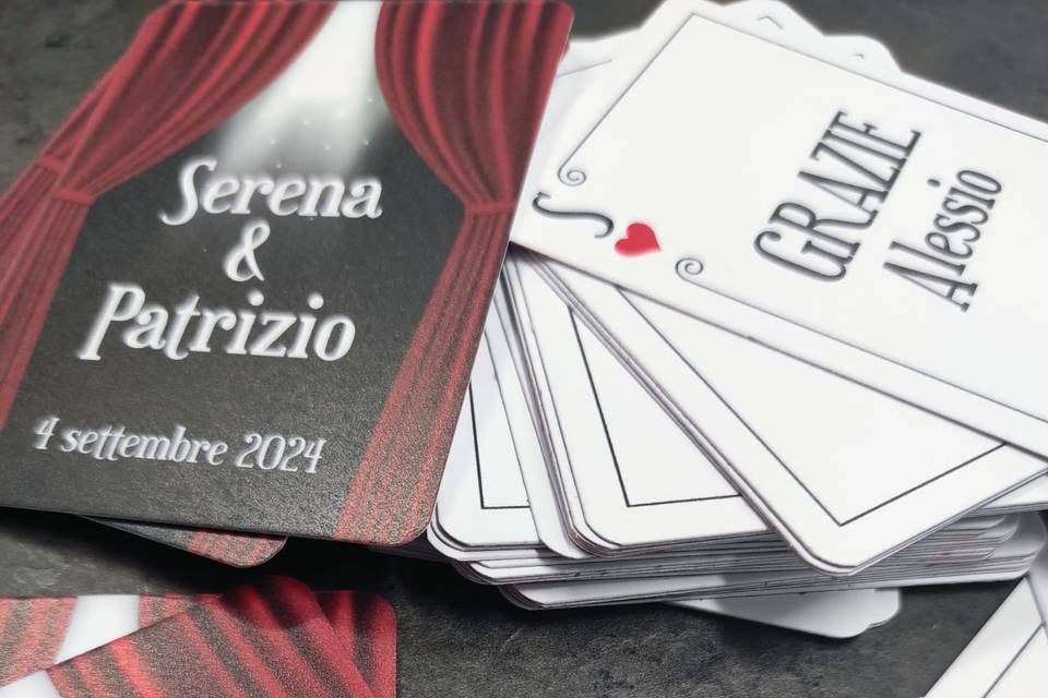 Segnaposto carta da gioco