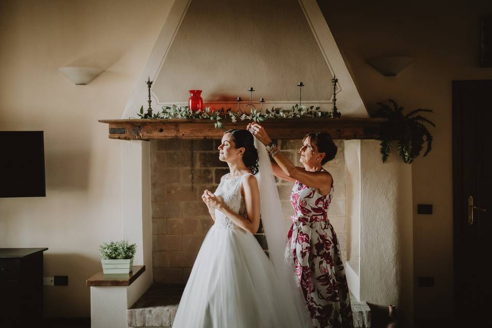 Preparazione sposa