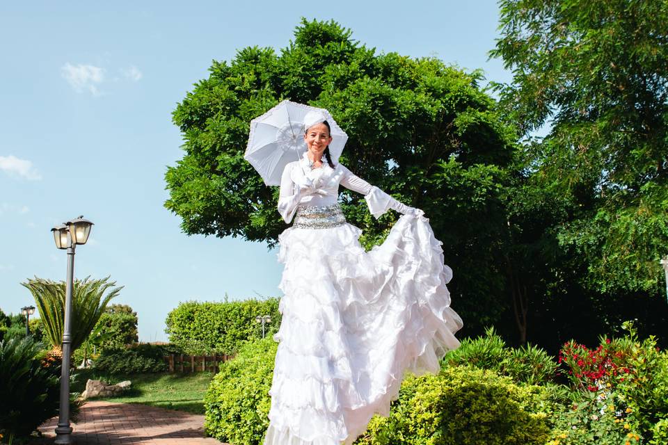 Sposa trampoliera