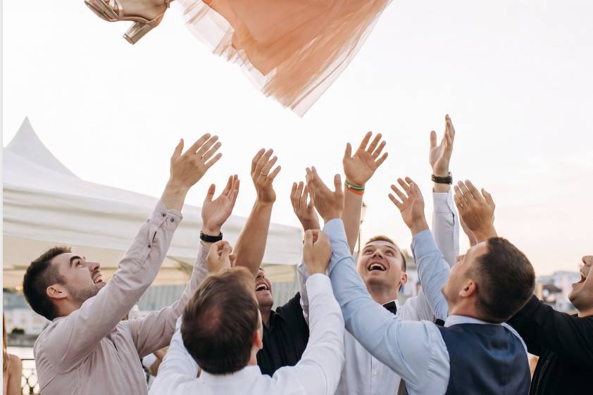 Lancio della sposa