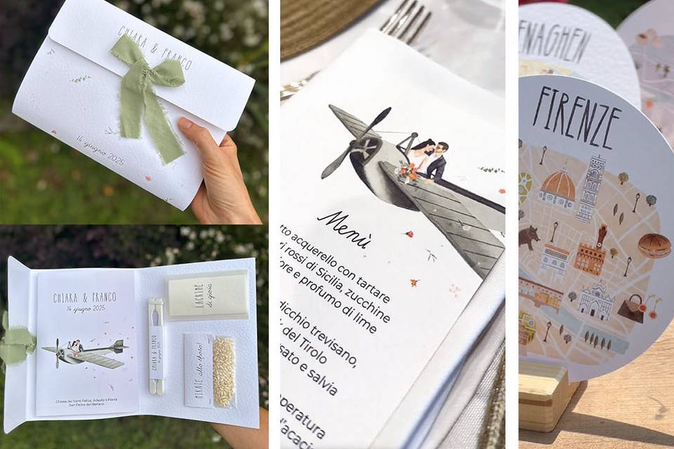Stationery Viaggio Aereo