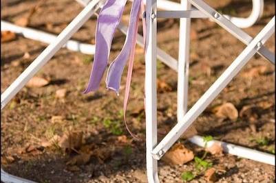 Wedding arch nel parco