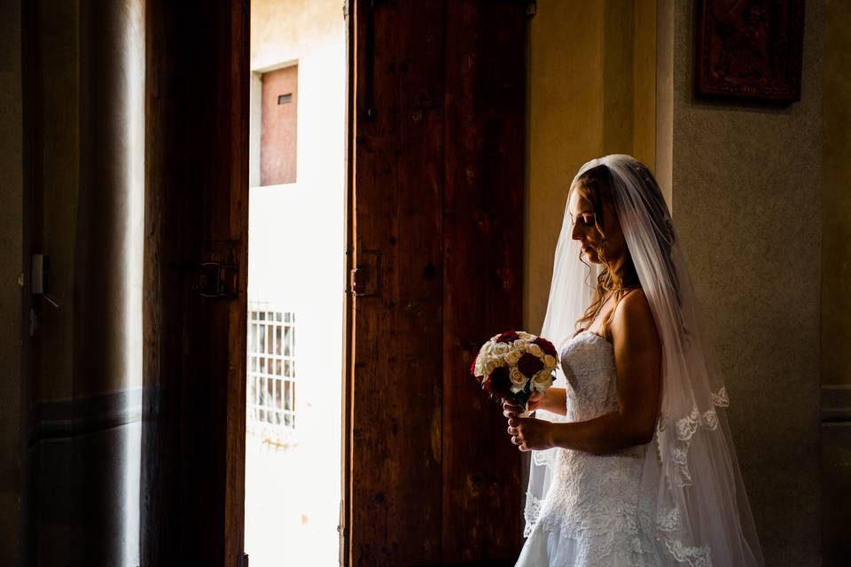 Sposa dopo la cerimonia