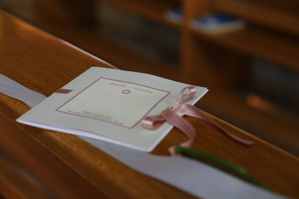 Matrimonio in rosa e grigio