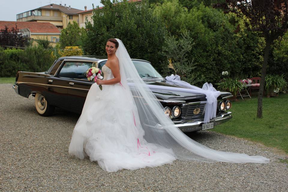 Decorated Car - just married