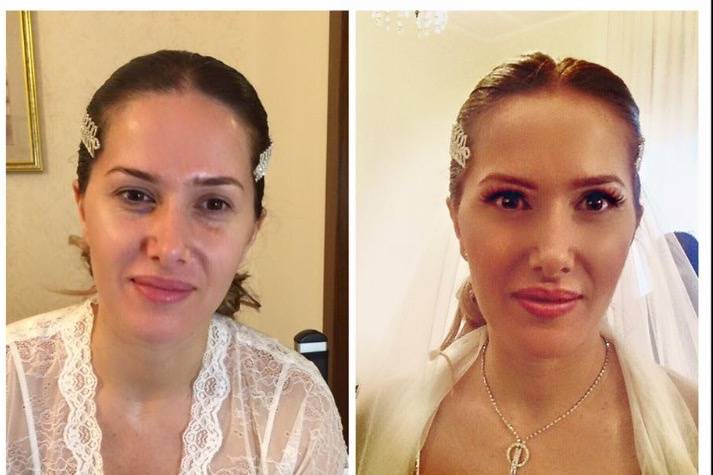 Prima&dopo Make up sposa