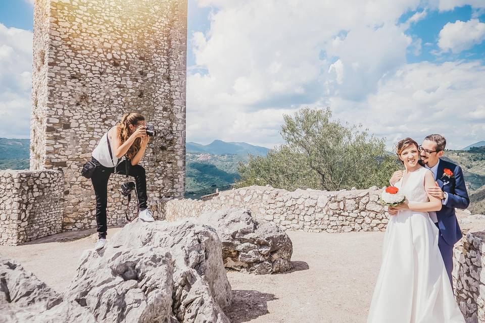 Backstage - Chiara e Valerio