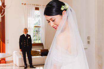 Bride getting ready