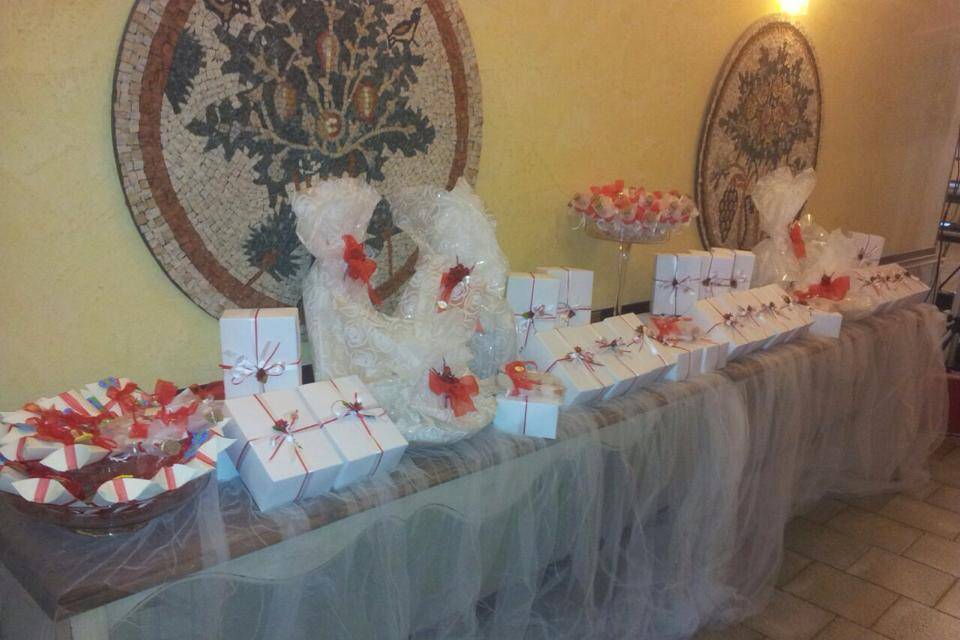 Allestimento matrimonio