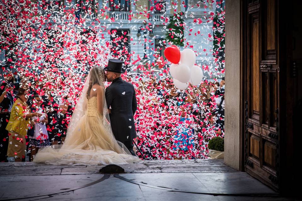 Palloncini e coriandoli uscita