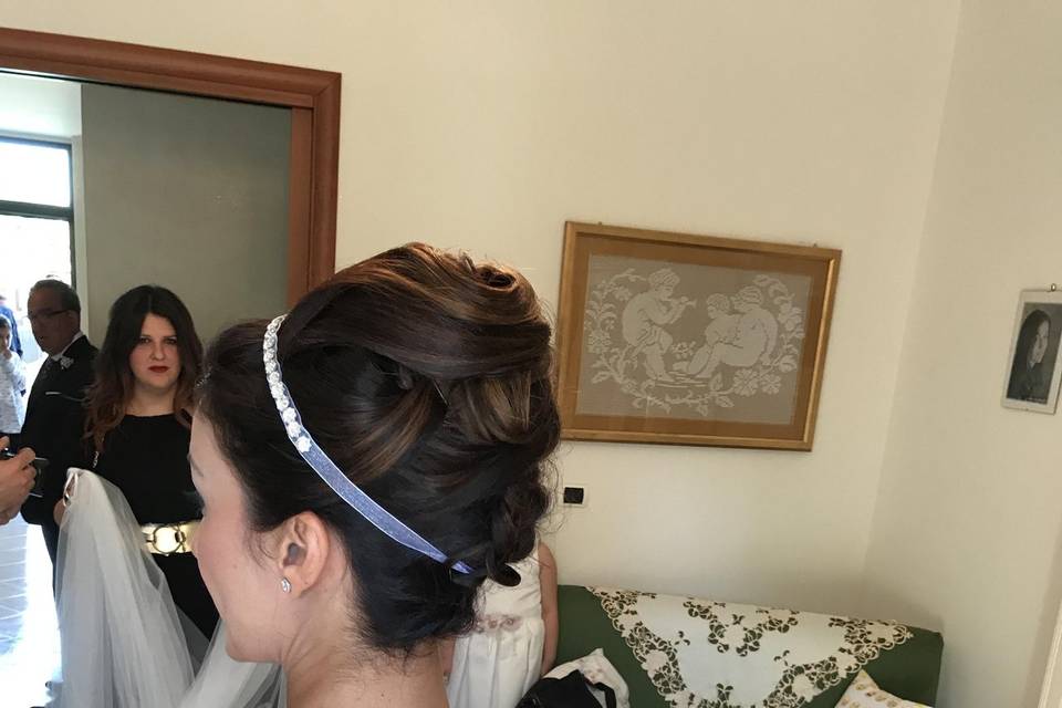 Chignon alto