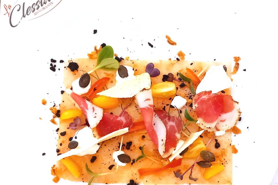 Antipasto tartar di gambero