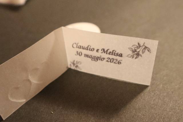 Bigliettino confetti 2€*20