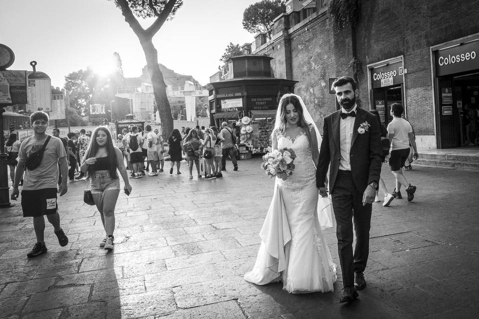 Passeggiando al colosseo