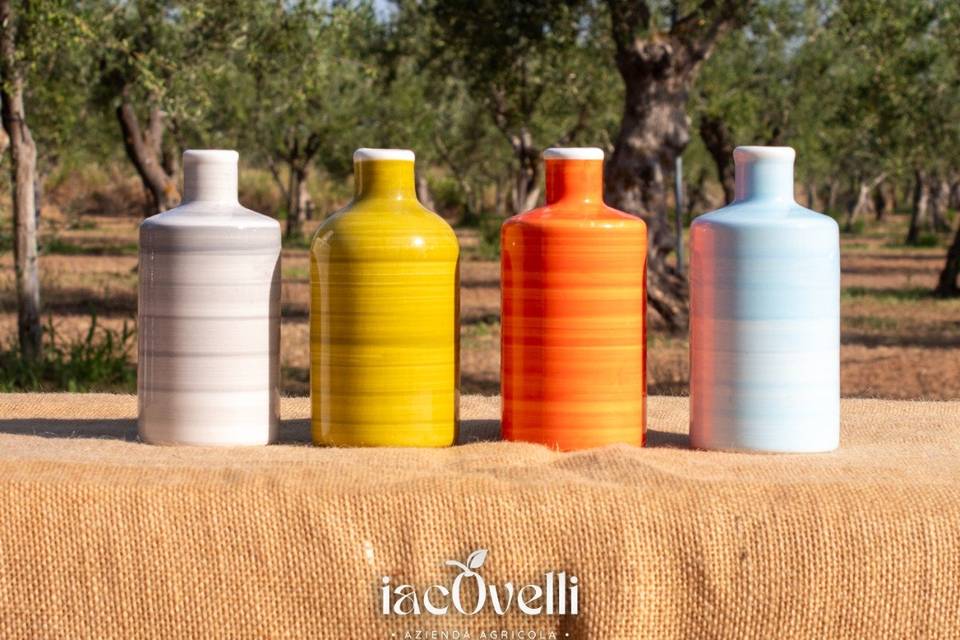 Orcio in ceramica spennellata