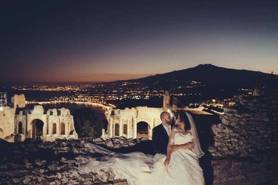 Teatro greco taormina ed etna