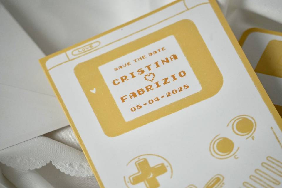 Inviti matrimonio nerd
