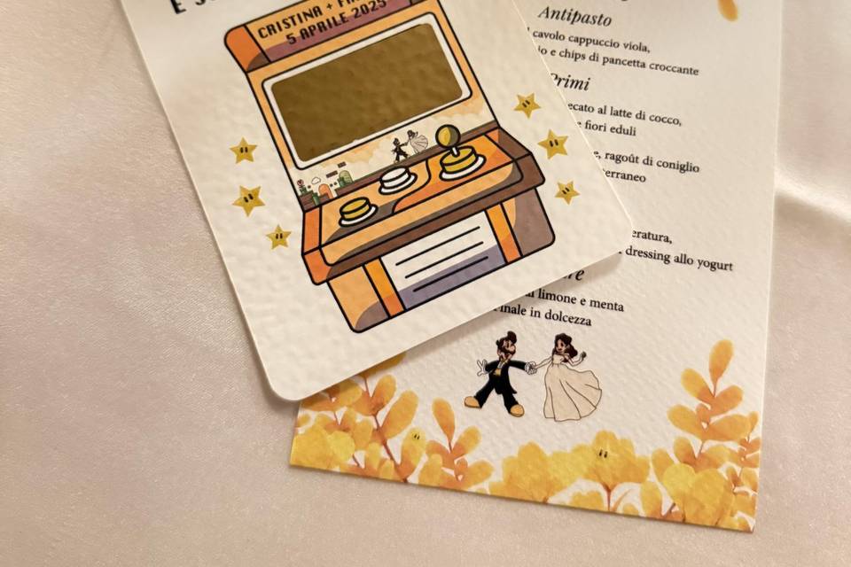 Gratta e vinci + menu