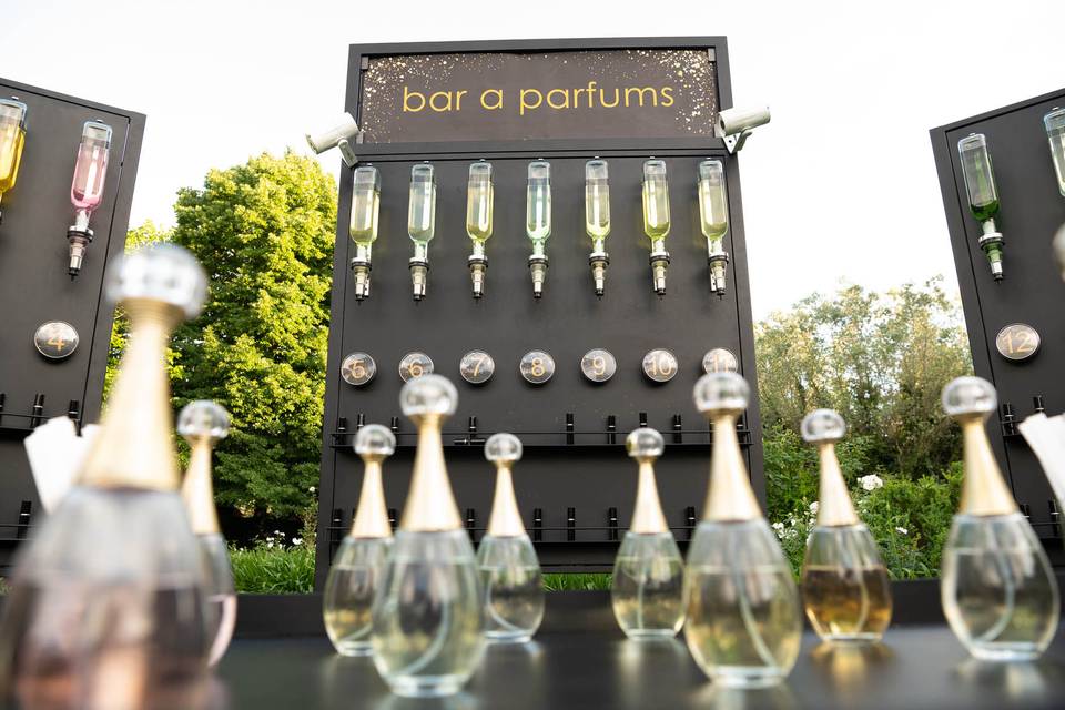 Bar Parfum per gli invitati