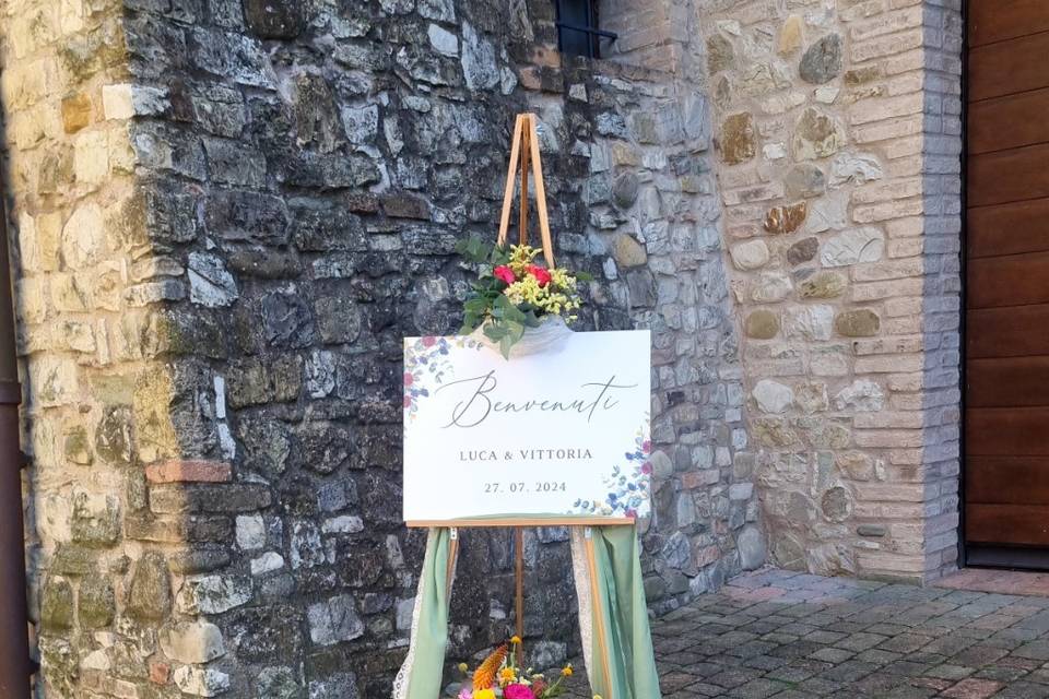 Cartello benvenuto
