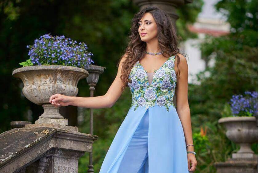 Tuta pizzo e tulle