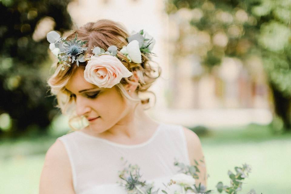 Bouquet e coroncina