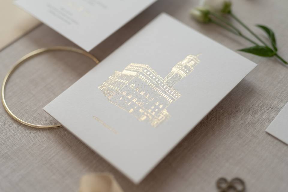 Stampa foil oro