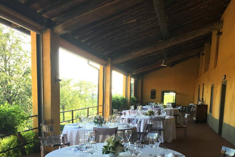 Allestimento matrimonio