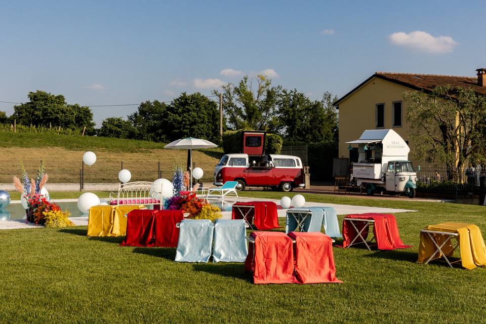 Colorful ceremony