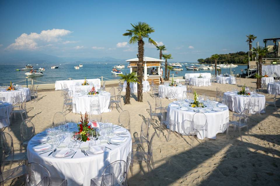 Ricevimento sulla spiaggia