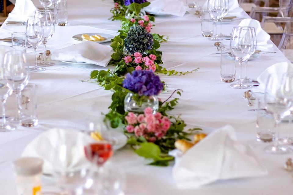 Flower on the table