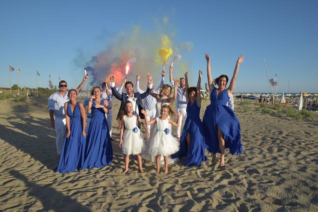 Festa con fumogeni