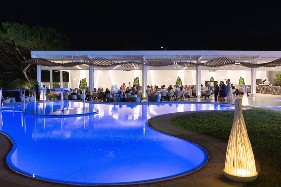 Piscina di sera