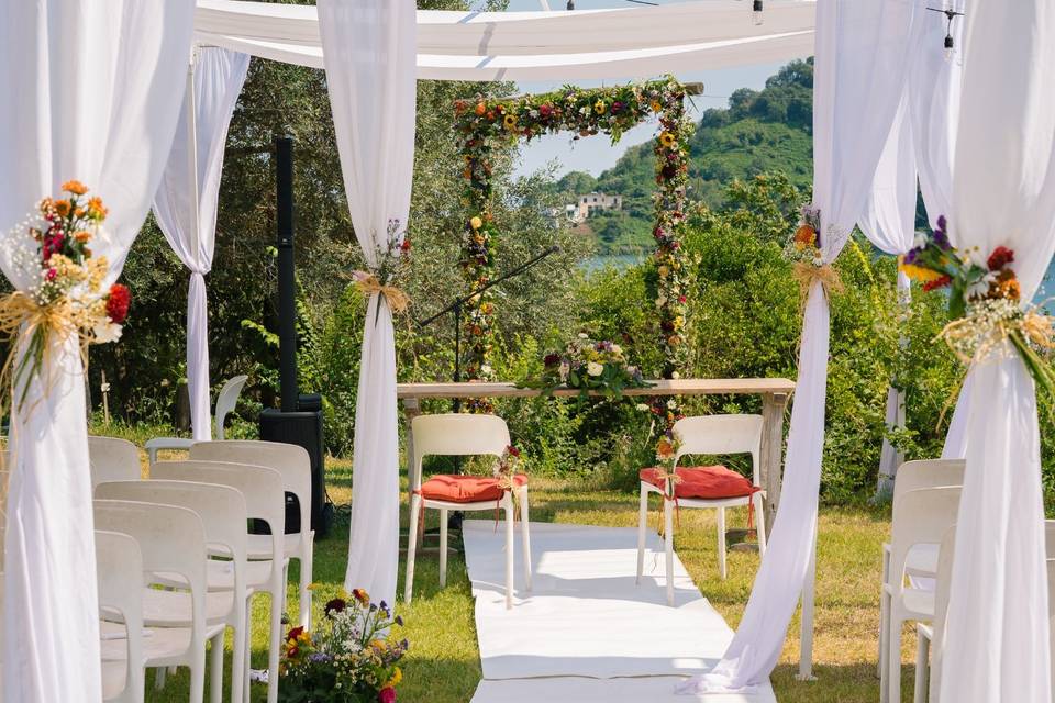 Allestimento prato