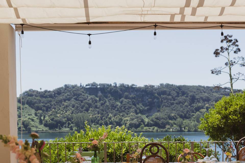 Allestimento terrazza