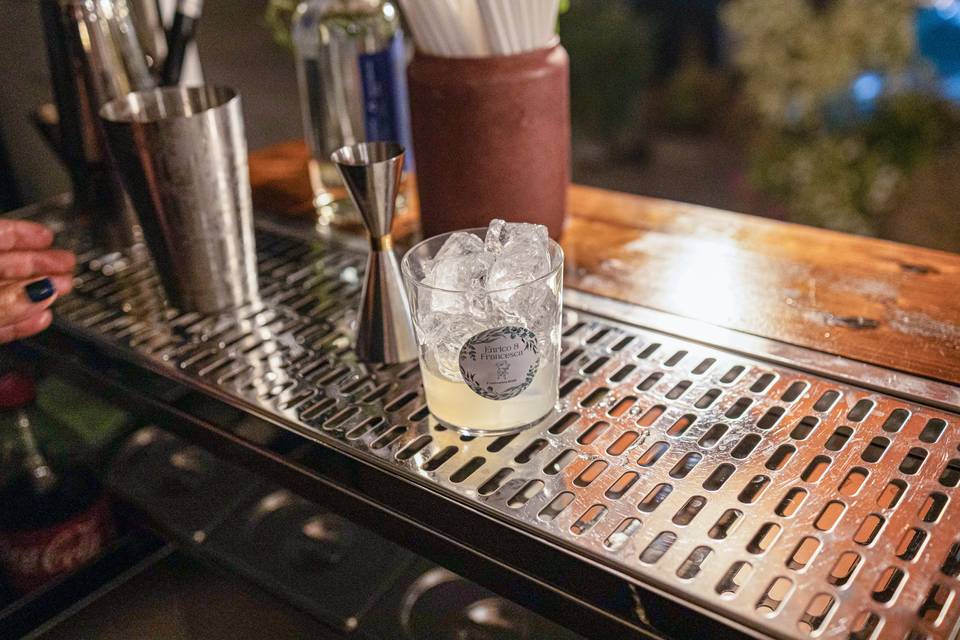 Bicchiere cocktail bancone