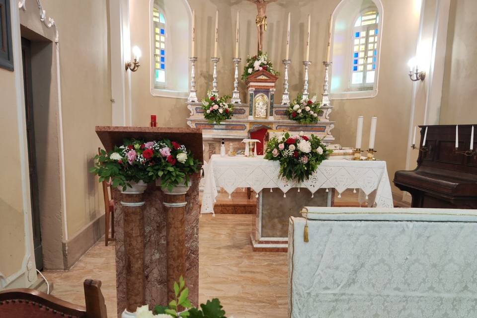 Allestimento chiesa