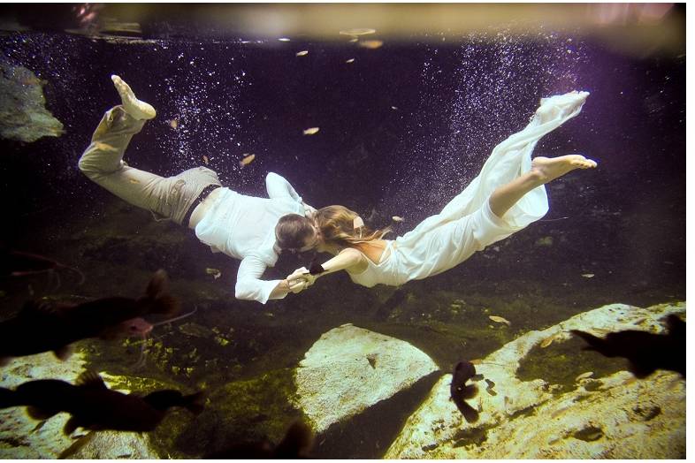 Cenote in Messico