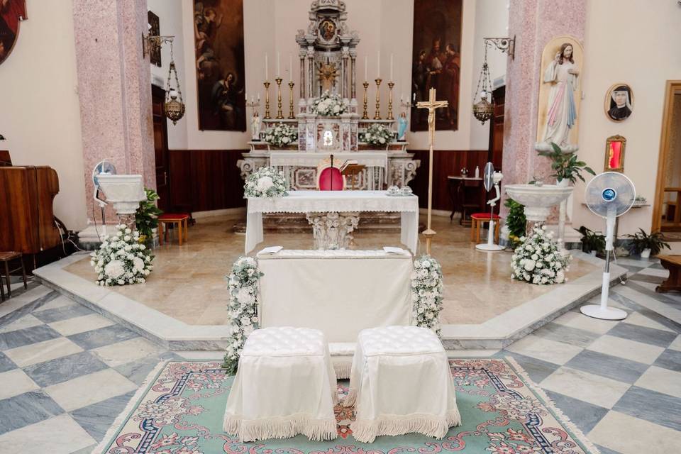 Allestimento chiesa
